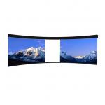 Indoor Transparent Curved Video Wall Displays Sliding