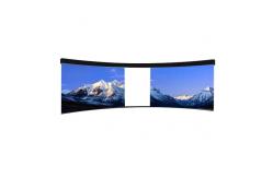 China Indoor Transparent Curved Video Wall Displays Sliding supplier