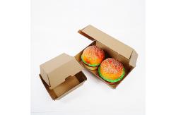 China Customized hamburger box, biodegradable fast food takeaway box supplier