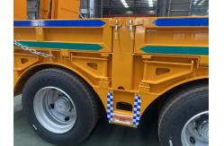 China CIMC 6-axis 60 T 80 120 Tons Lowbed Semi Trailer supplier