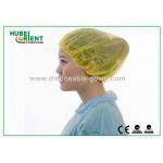 Hotel use Waterproof Disposable Plastic Shower Caps Colored Free Size for Factory/Food processing for sale