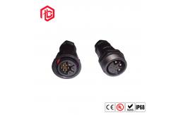 China 24awg Ip67 M25 10A Waterproof Connectors 3 Pin Led Connector supplier