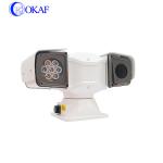Smart Vehicle PTZ IP Strobe Camera , Warming Light Vehicle Mounted Ptz Camera
