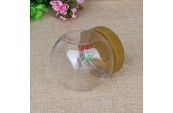China 225ml Small Transparent Plastic Jar For Dry Fruit / Cookies Waterproof supplier