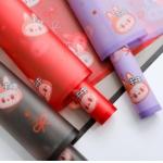 Labubu Magic Edge Mist Paper Love Bow Flower Packaging Paper