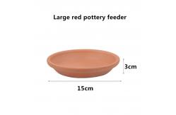 China Climbing Pet Turtle Dinner Plate Guard Frog Lizard Ceramic Food Plate Drinking Plate supplier