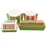 Customized Burger Box Disposable Fast Food Eco-friendly Paper Packaging Box