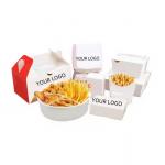 LOW MOQ Custom Eco-friendly Recyclable Boxes for Fried Chicken Burgers  Fries for sale