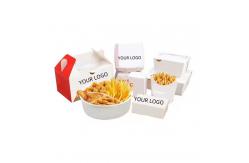 China LOW MOQ Custom Eco-friendly Recyclable Boxes for Fried Chicken Burgers  Fries supplier