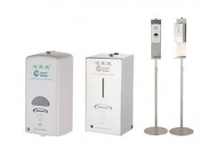 China No Touch Hand Sanitizing Station Stand For Soap / Sanitizer Dispensers Series supplier