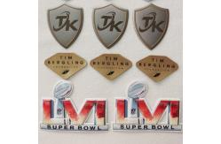 China Eco Friendly Material Custom Embossed 3D TPU Patch For Garment supplier
