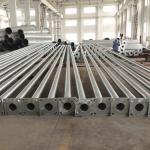 6m 8m 9m 10m 12m Q235 Galvanized Lamp Lighting Steel Pole