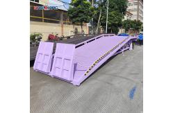 China Purple Portable Truck Dock Ramps 20000kg Temporary Loading Dock supplier