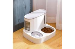 China Automatic Water Feeding Cat Double Bowl Prevent Upsetting supplier