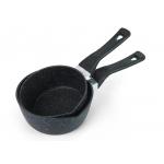 Kitchen Heavy Forged Aluminum 3.4mm Aluminum Milk Pan for sale