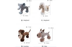 China Rubber Plush Puppies Dog Toys Safe For Aggressive Chewers supplier