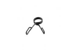 China Black Miniature Helical Torsion Spring High Torque For Electronic Industry supplier