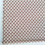 Aluminum Coil Drapery Architectural Wire Cloth For Partition Curtain Divider