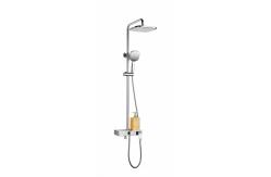 China PSON Bathroom Stainless Steel Shower Set Polishing Brushed supplier