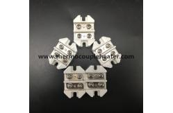 China High Temperature Ceramic Connector White Glazed 250V - 25A supplier