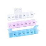 China 7 Grid Colorful Weekly 7 Day Medicine Organizer For Home Travel for sale
