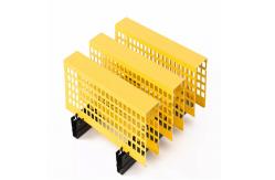 China 50x200mm Aluminum Metal Ceiling U Shape Perforated Baffle Ceiling supplier