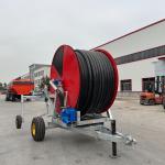 Hose Reel Irrigation Equipment JP50 Red 75mm Pipe Diameter 430kg Total Weight for sale