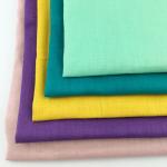 Wrinkle Free Dyed 60*60 Plain Woven Linen Fabric 105gsm Linen Shirt Cloth for sale