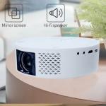 1.5kg T269 Small Home Movie Projector Lightweight Round Shape for sale