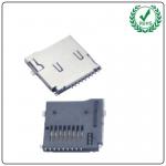Factory Supplier 8 Plus 1 Pin SMT Push Double Pressure Type Micro SD Card Socket Connector for sale