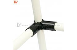 China HJ-2 Iron Metal Lean Pipe Joint For Rack System 28mm supplier