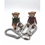 DIN 5299 form D steel galvanized snap hook with screw