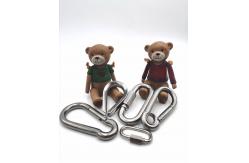 China DIN 5299 form D steel galvanized snap hook with screw supplier