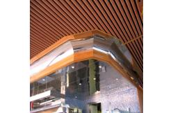 China Aluminum Metal Tubular Baffle Ceiling Tiles Easy To Install supplier