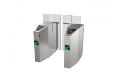China 40W 550mm Width Cards Reader Glass Sliding Turnstile supplier