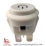 High Quality Momentary Push Button Switch, Φ20, White, SPST, (ON)-OFF, for Power Start. for sale