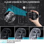 Lightweight Digital Night Vision Zoom Monocular For Hunting for sale