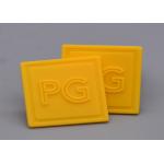 High Resistance Silicone Stamp Screen Printed Patches With Raised Logo