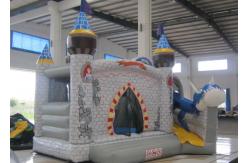 China Digital Printing Dragon Large Bouncy Castle , Waterproof Princess Jumping Castle supplier