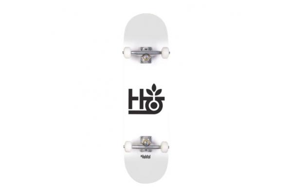 Habitat Skateboards Pod White Complete Skateboard - 8 x 31.625