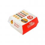 Delivery Paper Burger Box Custom Printing Restaurant Delivery Brand Packaging Hot Dogs Catering Fast Food for sale