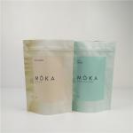 Custom Zipper Laminated Plastic Stand Up Pouches For Bath Salts for sale