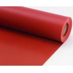 Red Solid Platinum Cured Silicone Sheet Textured Finish For Food Processing Industries