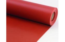 China Red Solid Platinum Cured Silicone Sheet Textured Finish For Food Processing Industries supplier