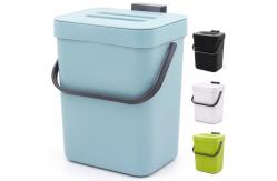 China Large Household Perforation-free Wall Hanging Bathroom Trash Can with Cover supplier