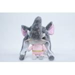 Big Nose Elephant Soft Plush Toys Grey Color High Durability 25CM For Babies for sale