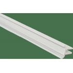 White Internal PP Profile Channel Plastic Extrusion Single Color Door Weather Stripping for sale