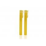 Yellow Clip Type PP Refillable Plastic Spray Bottles 10ml Frosted Body for sale
