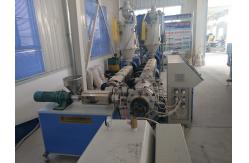 China Fully Automatic Plastic Pipe Extrusion Line With Omron Temperature Controller supplier