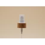 24mm White Mist Sprayer Pump Bamboo Sheathed Half Cap For Personal Care for sale
